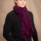 Vintage Cashmere Wrap | Beetroot