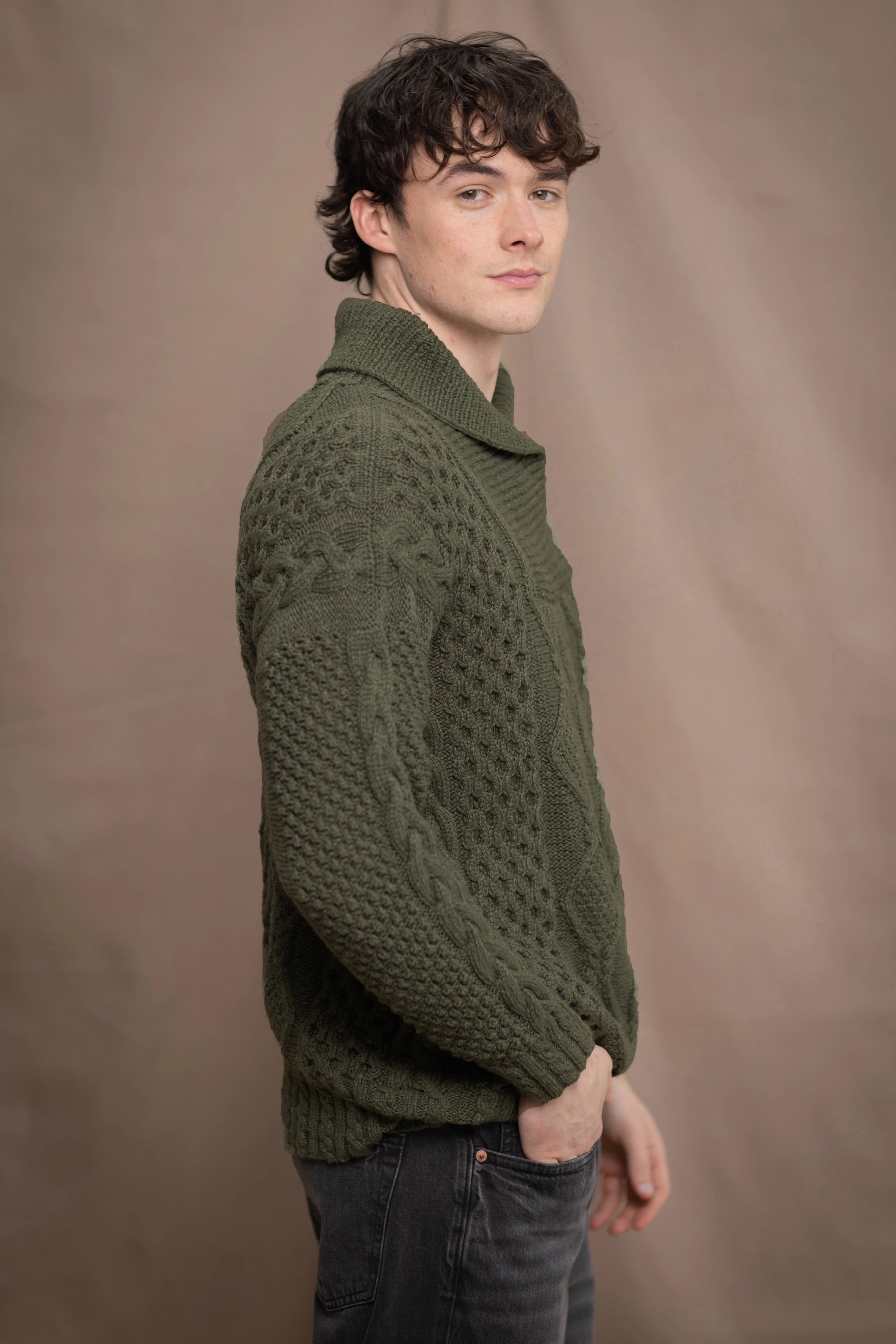 Wilde Cashmere Aran Sweater