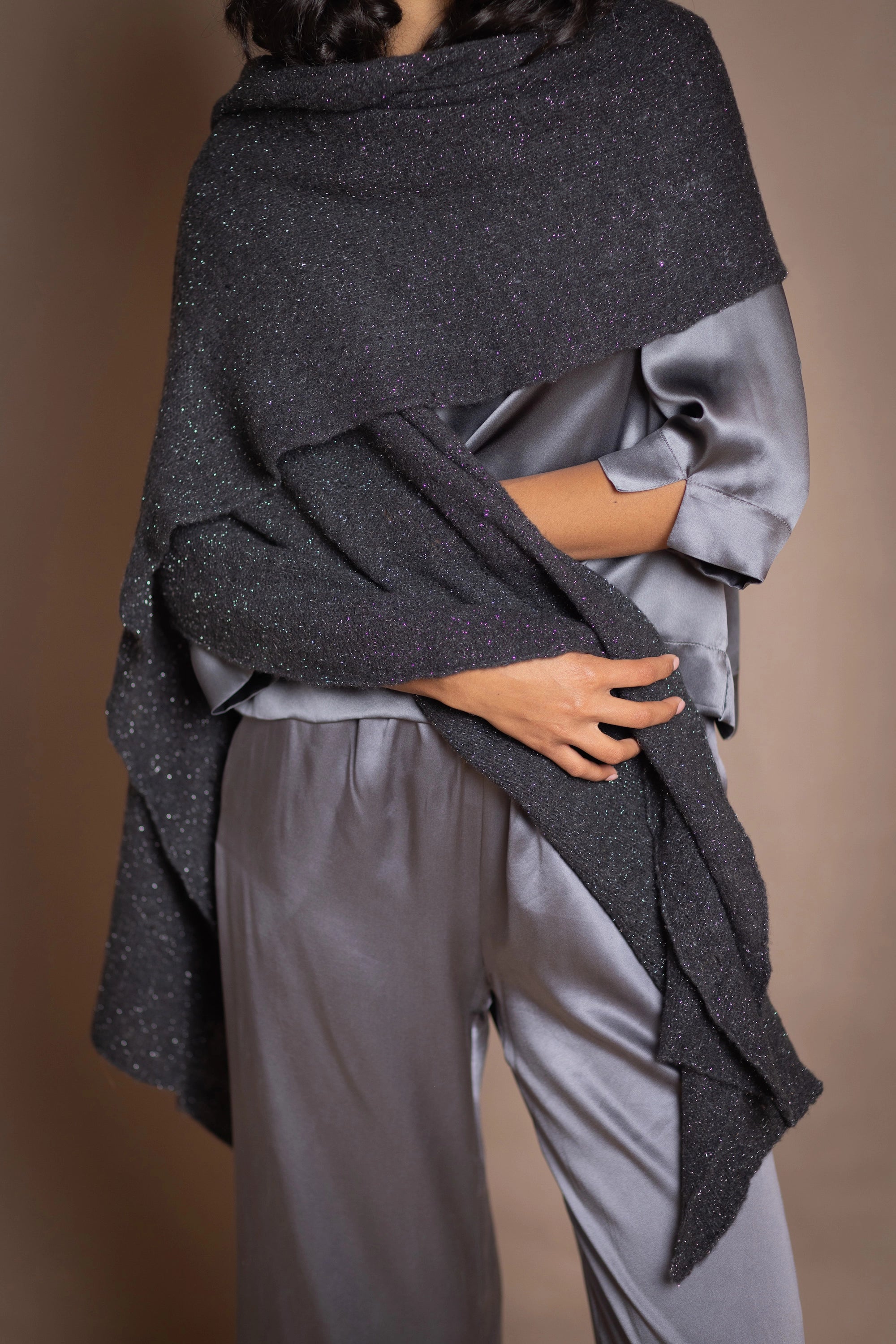 Cashmere-Wickelrock Vintage | Glisten Storm