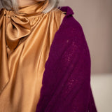 Vintage Cashmere Wrap | Beetroot