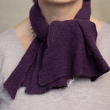 Vintage Cashmere Kitten Scarf | Cassis