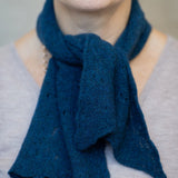 Vintage Cashmere Kitten Scarf | Teal