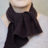 Vintage Cashmere Kitten Scarf | Truffle