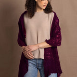 Vintage Cashmere Wrap | Beetroot