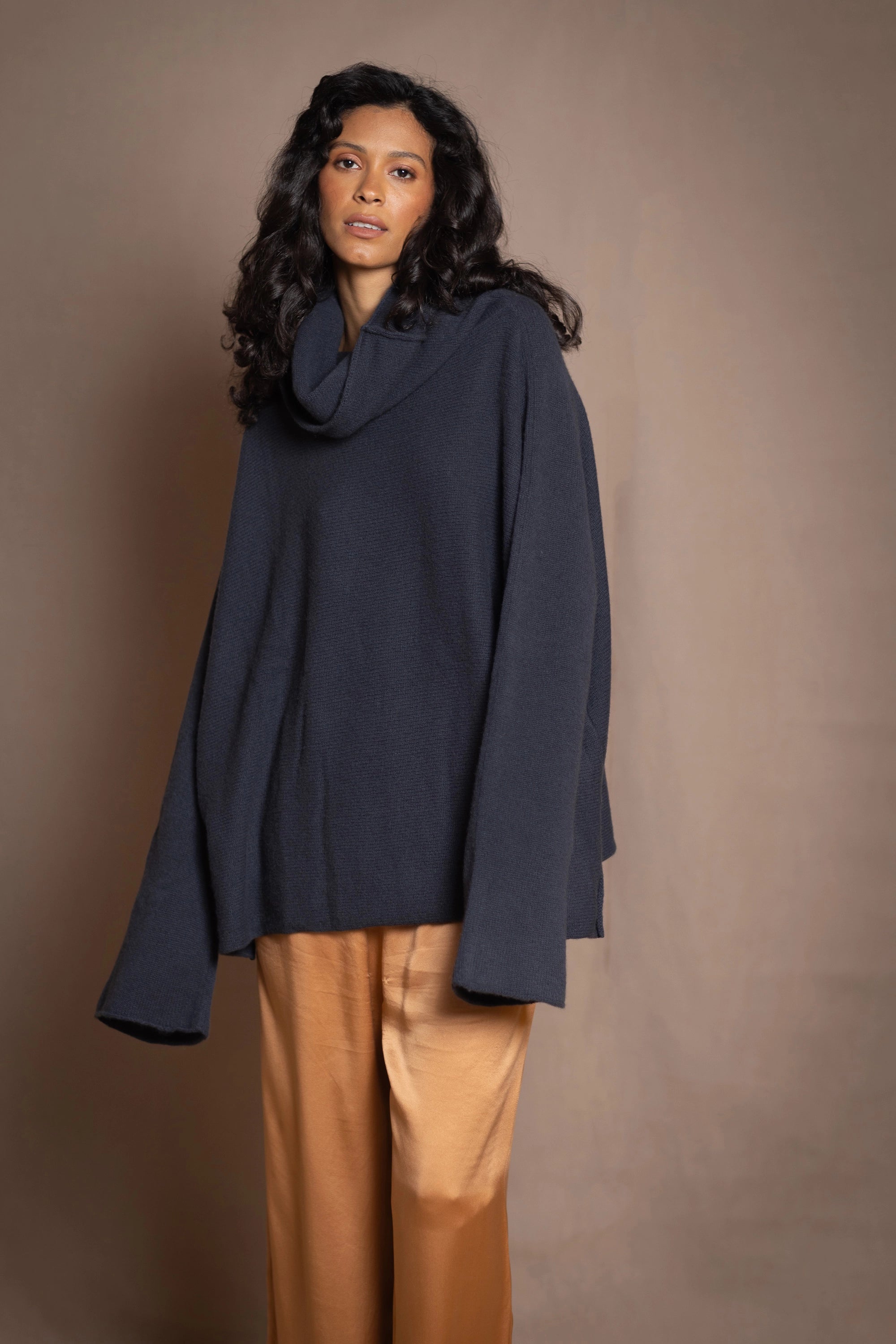 Weekender-Kaschmirpullover | Ink