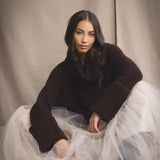 Weekender Cashmere Sweater | Truffle