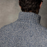 Men's Cashmere Turtleneck Polo Neck Sweater