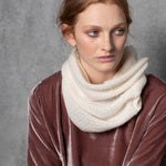 Cashmere Snood in ivory