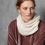 Cashmere Snood in ivory