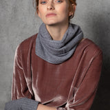 Cashmere Snood in Grey