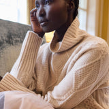 Flaithiúlach Cashmere Aran Sweater