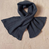 Heirloom Cashmere Kitten Scarf | Ink