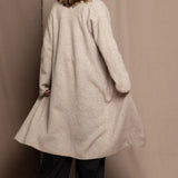 Full Bloom Madeline Cashmere Robe Coat | Natural & Almost White