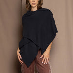 Cashmere Shawl or Wrap in Navy