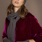 Cashmere scarf in brown