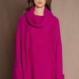 Bright Pink Oversized Cashmere Sweater