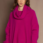 Bright Pink Oversized Cashmere Sweater