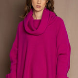 Bright Pink Oversized Cashmere Sweater
