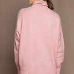 cashmere sweater in pink