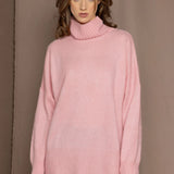 cashmere sweater in pink