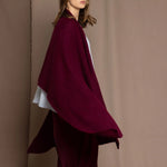 Cashmere Wrap Shawl in Wine Colour