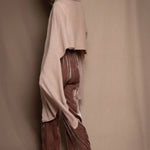 Luxury Cashmere Large Wrap Scarf in Dusty Pink