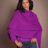 Emma Cashmere Wrap | Royal Purple