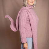 Écharpe en cachemire Helen | Lilas pastel