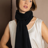 Helen Cashmere Scarf | Black