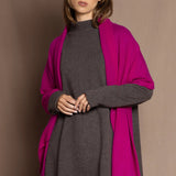 Cashmere Shawl or Wrap in Hot Pink