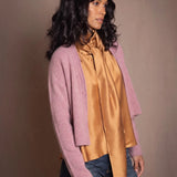 Full Bloom Lottie Cashmere Cardigan | French Rose