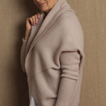 Luxury Cashmere Cardigan Long Sleeve in Neutral