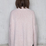 Luxury Cashmere Chunky Knit Sweater in Pink