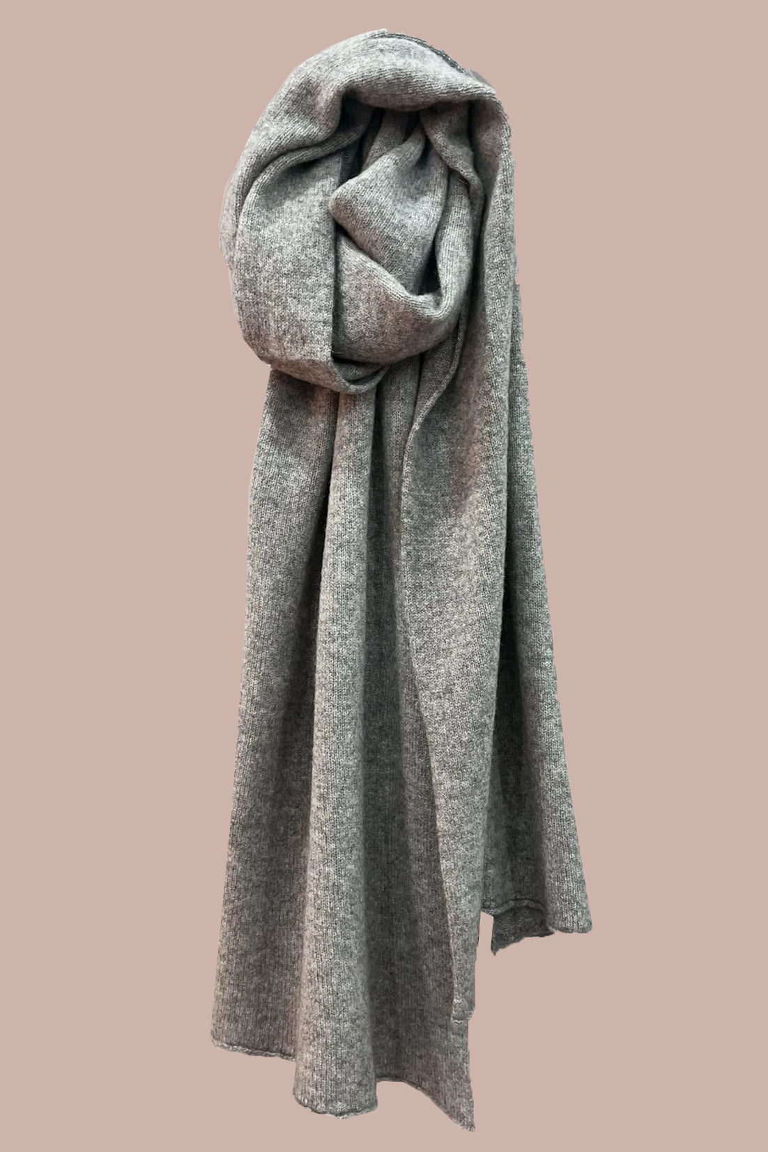 Luxury Cashmere Medium Scarf in Grey