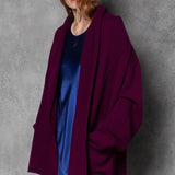 Lydia Cashmere Coat | Beetroot