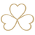 an icon of a clover to signify made in Ireland