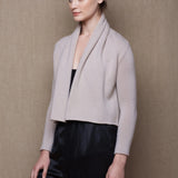 Full Bloom Short Shawl Cardigan | Oyster