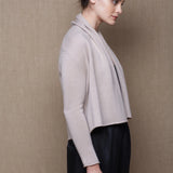 Full Bloom Short Shawl Cardigan | Oyster