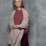 Large Cashmere Wrap in Pink