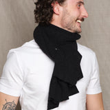 Fisherman's Cashmere Scarf | Black
