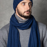 Ribbed Cashmere Beanie Hat