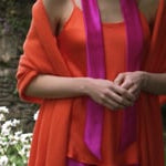 Luxury Silk Camisole Top in Orange Video