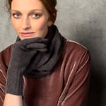 Cashmere Snood in Brown Video