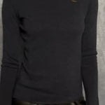 luxury cashmere turtleneck sweater in charcoal video