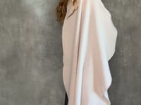 luxury large cashmere wrap in beige video