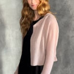dusty pink cashmere cardigan video