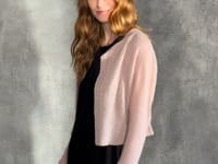 dusty pink cashmere cardigan video