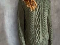 Luxury Cashmere Aran Irish Sweater video
