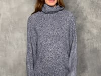 Women's Cashmere Turtleneck Polo Neck Sweater video