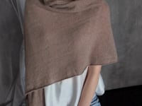 Video of Cashmere Lace Pointelle Summer Wrap in Neutral
